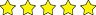 5 Star Rating